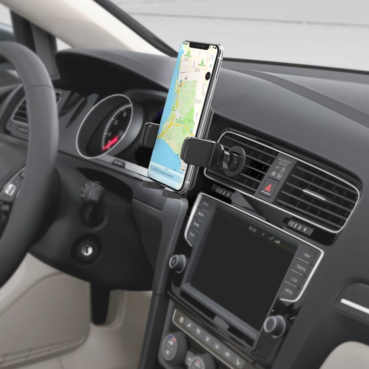 Soporte Coche CELLY Mount Vent Pinza (MOUNTVENTPLUSBK)