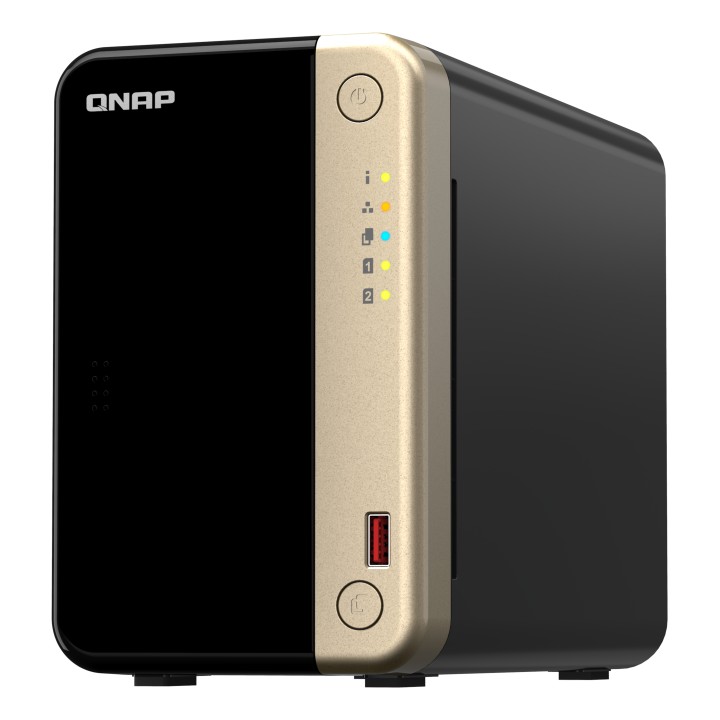 Caja Servidor NAS QNAP N5095 8Gb 2.5"/3.5" (TS-264-8G)