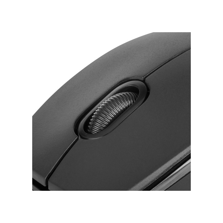 Ratón NILOX Óptico USB-A 1600dpi Negro (MOUSB1003)