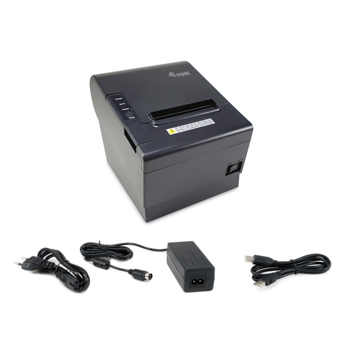Impresora EQUIP 80mm USB-B RJ11 Negra (EQ351002)