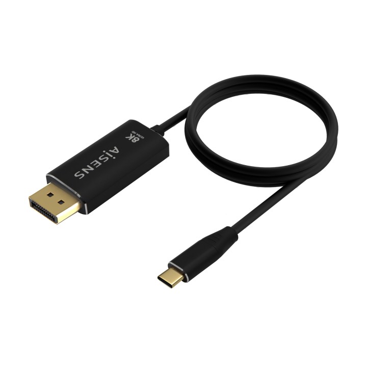 Cable AISENS USB-C/M a DP/M 1.8m Negro (A109-0687)