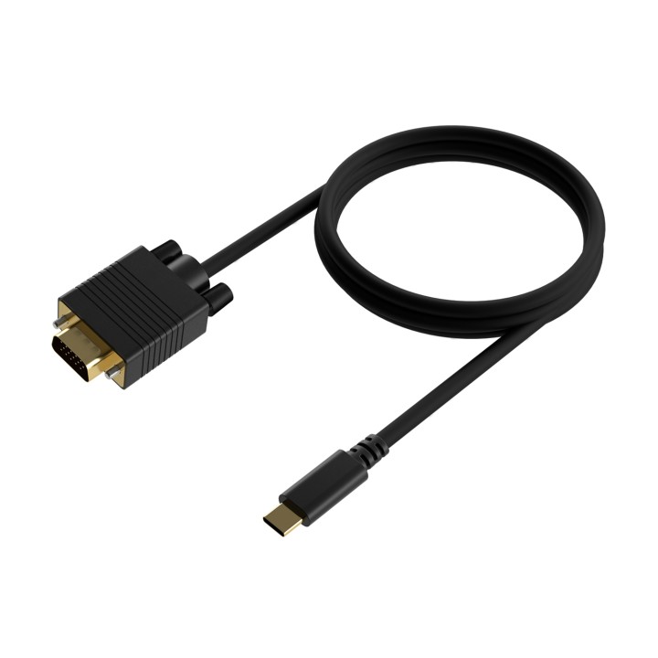 Cable AISENS USB-C/M a VGA/H 0.8m Negro (A109-0692)
