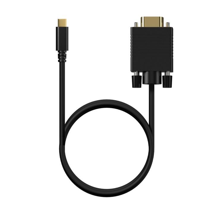 Cable AISENS USB-C/M a VGA/H 0.8m Negro (A109-0692)