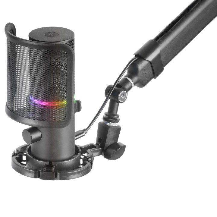 Micrófono Sobremesa Mars Gaming 3.5mm USB Negro(MMICXT)