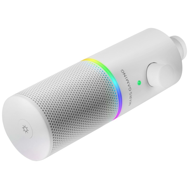 Micrófono Mesa Mars Gaming 3.5mm USB Blanco (MMICXTW)