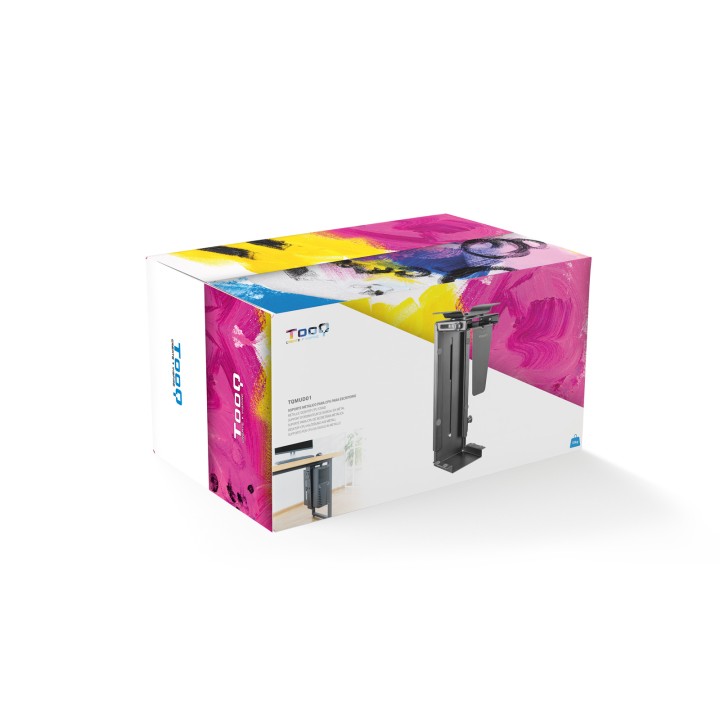 Soporte TooQ para CPU Escritorio/Pared Negro (TQMUD01)