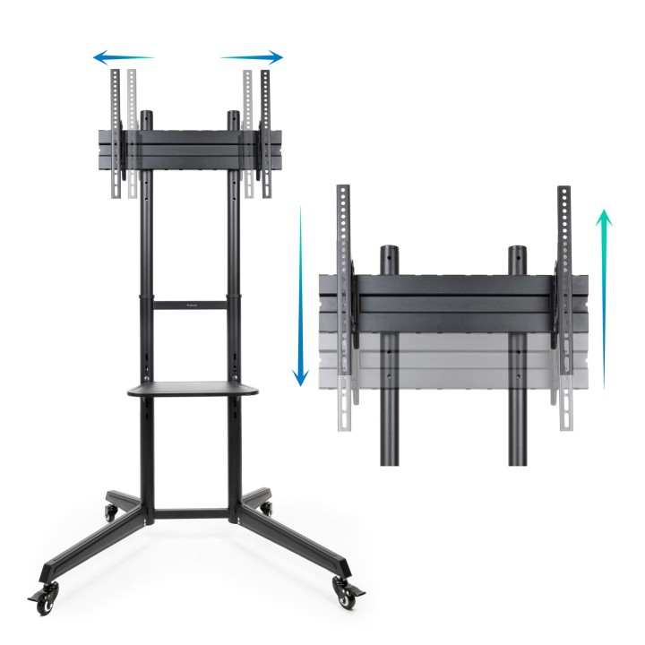 Soporte Suelo TOOQ 37"-70" Inclina Ruedas (FS1170M-B)