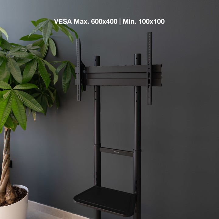 Soporte Suelo TOOQ 37"-70" Inclina Ruedas (FS1170M-B)