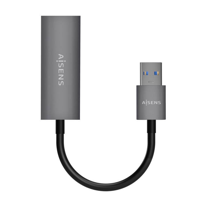 Adaptador AISENS USB-A 3.0 a RJ45 15cm Gris (A106-0708)