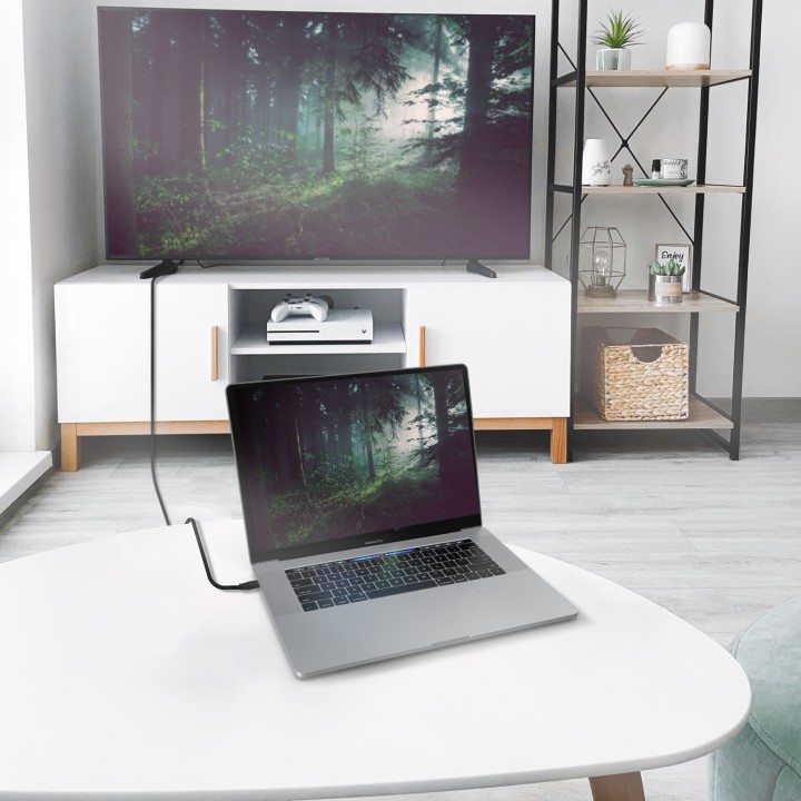 Cable AISENS USB-C/M a HDMI/M 8K 2m Negro (A109-0712)