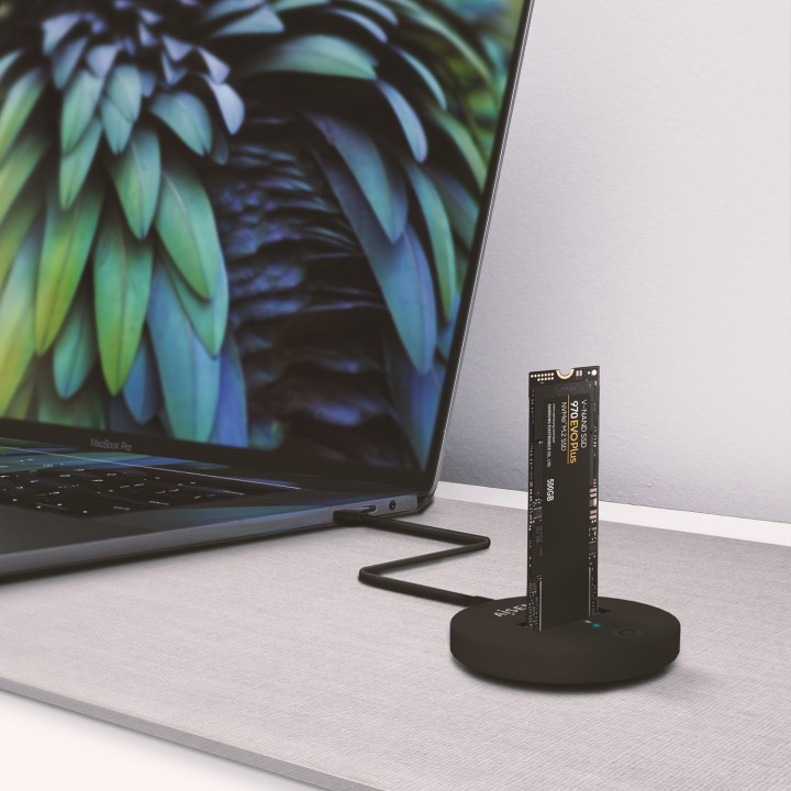 Dock AISENS USB-C SSD M.2 SATA/NVMe (ASUC-M2D013-BK)
