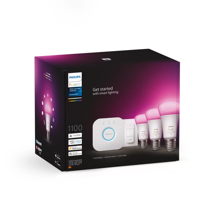 Bombilla Philips Hue LED E27 806L 75W Kit 3 (9290024688