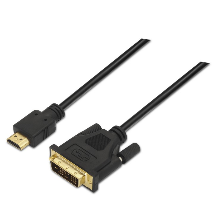 Cable AISENS DVI/M a HDMI A/M 1.8m Negro (A117-0090)