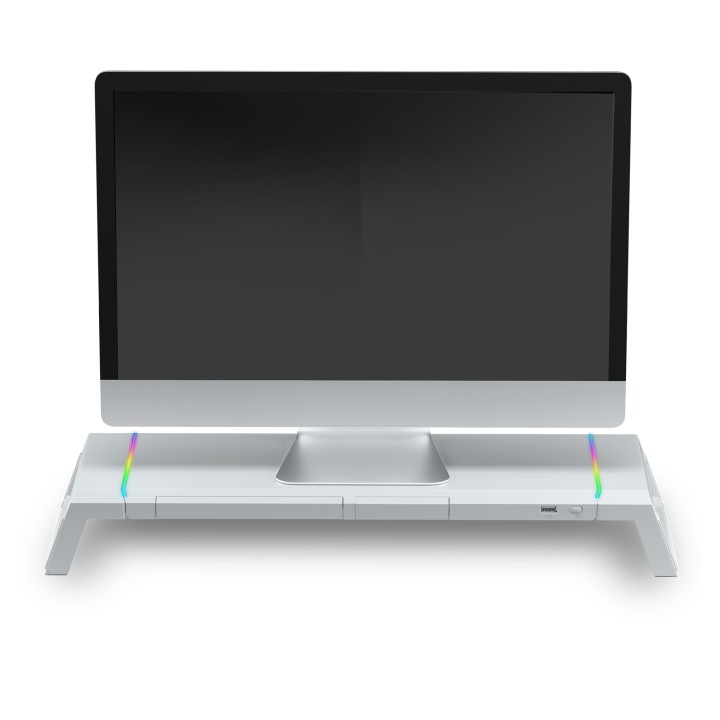 Soporte Sobremesa Mars Gaming Monitor Blanco (MGSONEW)