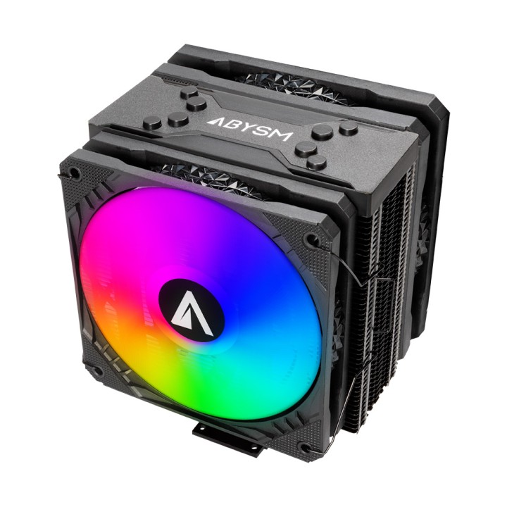 Ventilador Abysm Snow IV 2x120mm ARGB Negro (AB832407)