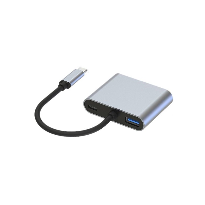 Adaptador CONCEPTRONIC 4 en 1 USB-C 3.0 Gris (DONN16G)