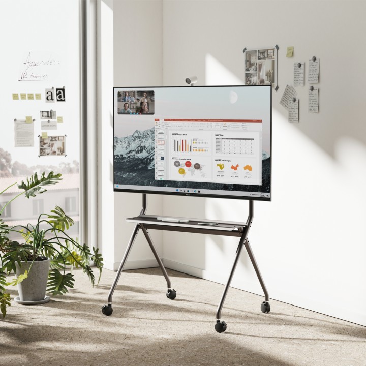 Soporte Suelo AISENS 50"-86" Ruedas 120Kg (FT86FE-143)