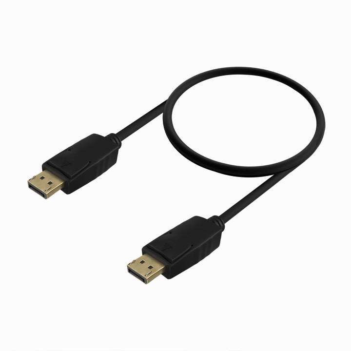 Cable AISENS DP 1.2/M a DP 1.2/M 0.5m Negro (A124-0737)