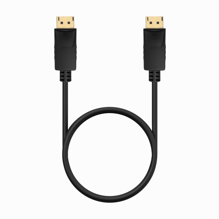 Cable AISENS DP 1.2/M a DP 1.2/M 0.5m Negro (A124-0737)