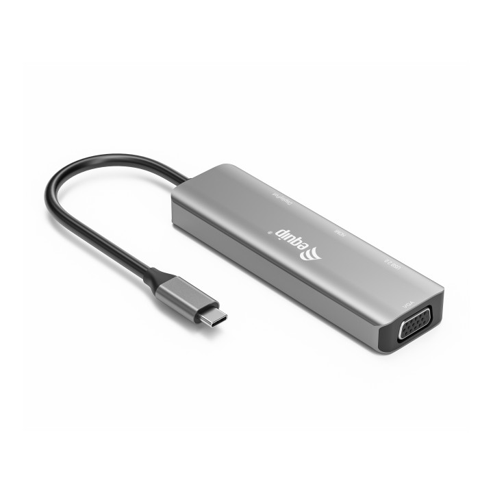 Adaptador EQUIP USB-C a USB-A/HDMI/DP/VGA (EQ133485)