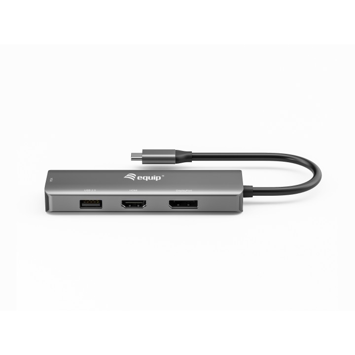 Adaptador EQUIP USB-C a USB-A/HDMI/DP/VGA (EQ133485)