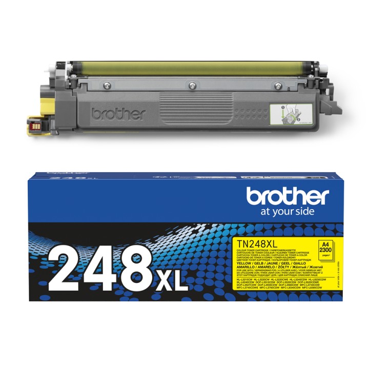 Toner BROTHER Amarillo 2300 páginas (TN248XLY)