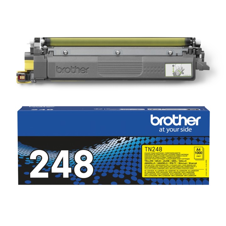 Toner BROTHER Amarillo 1000 páginas (TN248Y)