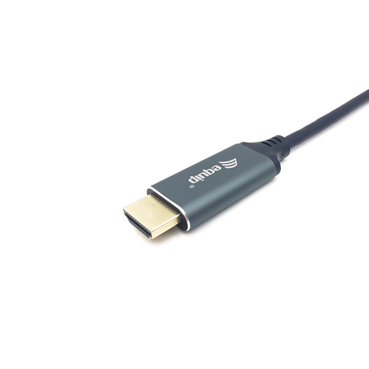 Cable EQUIP USB-C/M a HDMI A/M 2m Gris/Negro (EQ133416)