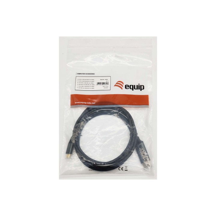 Cable EQUIP USB-C/M a HDMI A/M 2m Gris/Negro (EQ133416)