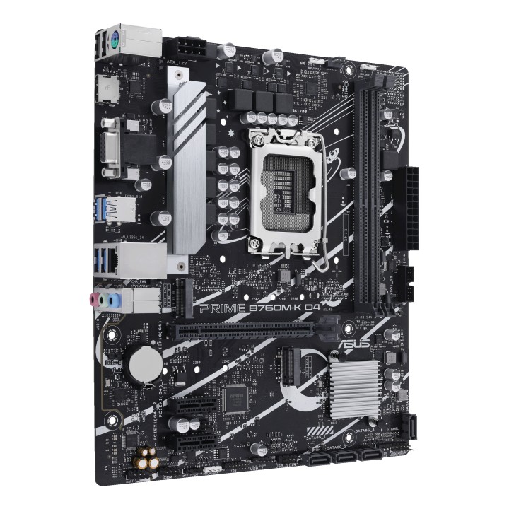 ASUS PRIME B760M-K D4: (1700) 2DDR4 USB VGA HDMI mATX
