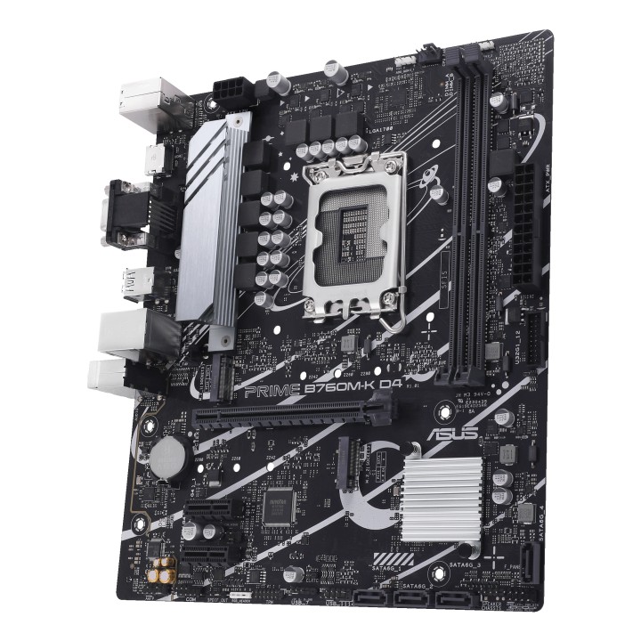 ASUS PRIME B760M-K D4: (1700) 2DDR4 USB VGA HDMI mATX