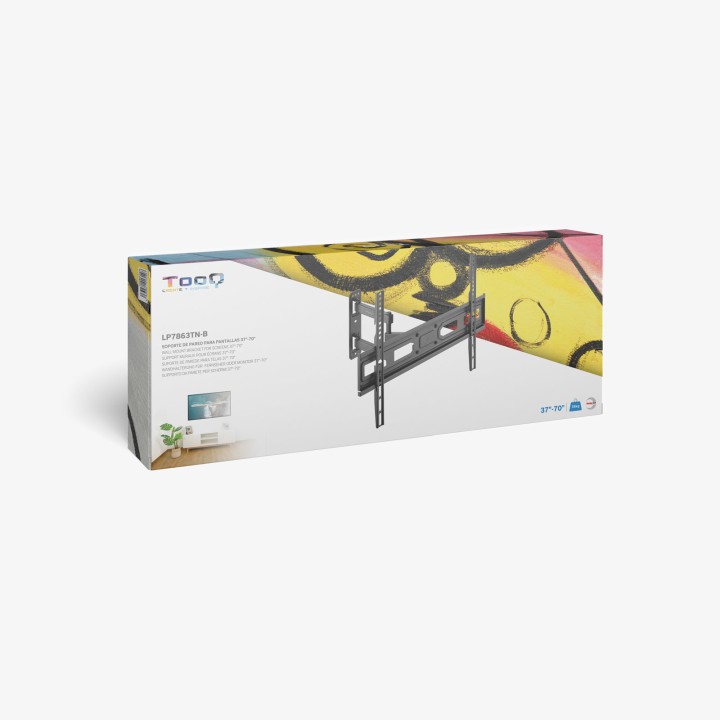 Soporte de Pared TOOQ 37"-70" Gira/Inclina (LP7863TN-B)