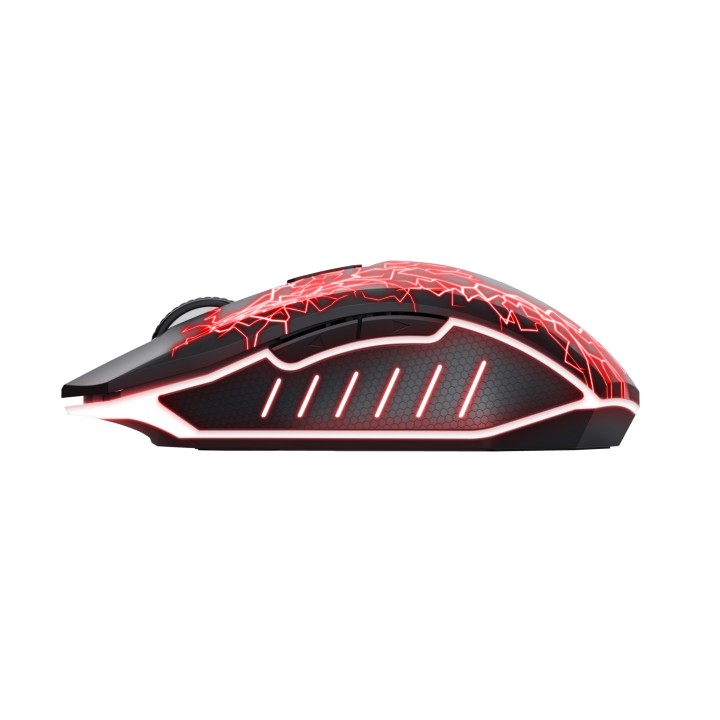Ratón Gaming Trust Óptico LED Wireless RF Negro (24750)