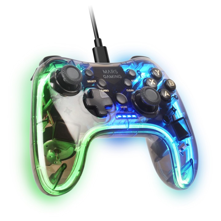 GamePad Mars Gaming USB-A/USB-C RGB (MGPC)