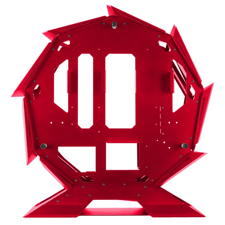 Caja Circular Mars Gaming mATX Mini-ITX Roja (MCORBR)