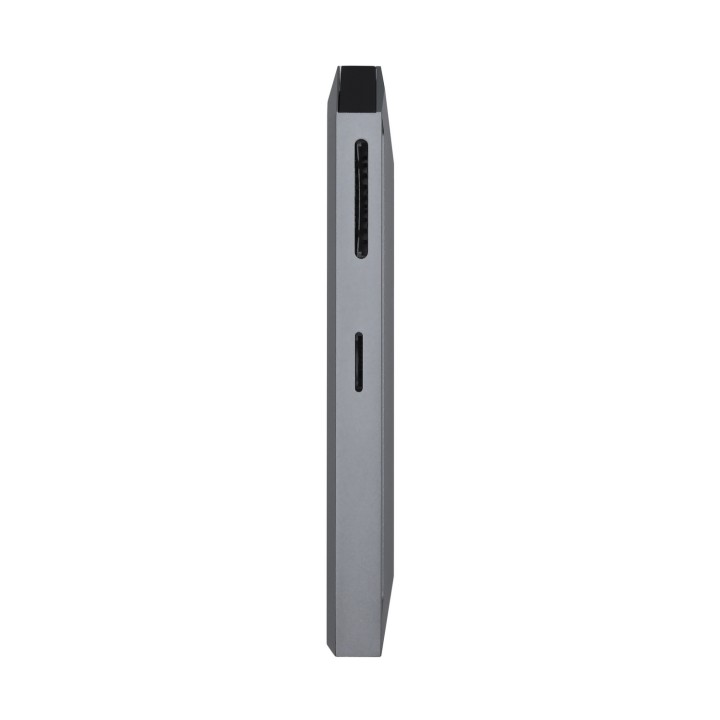 Adaptador AISENS USB-C 8 en 1 15cm Gris (ASUC-8P004-GR)