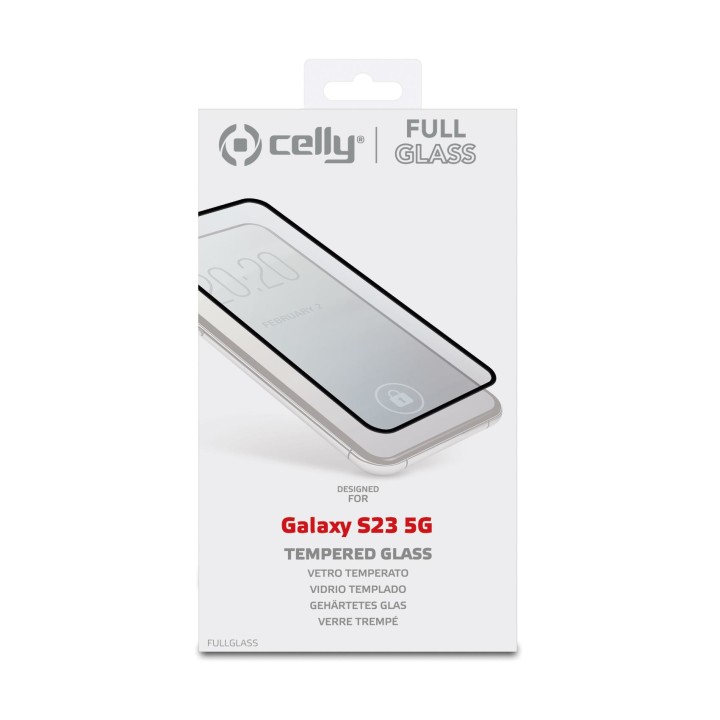 Protector CELLY 6.1" Samsung S23 5G (FULLGLASS1032BK)