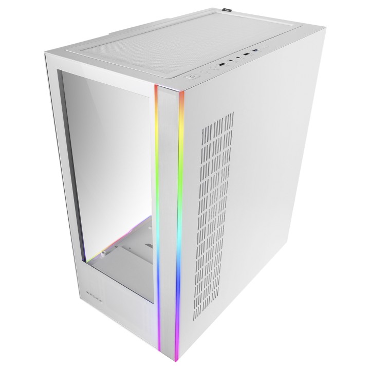 Caja Mars Gaming ARGB ATX EATX mATX Blanca (MCULTRAW)