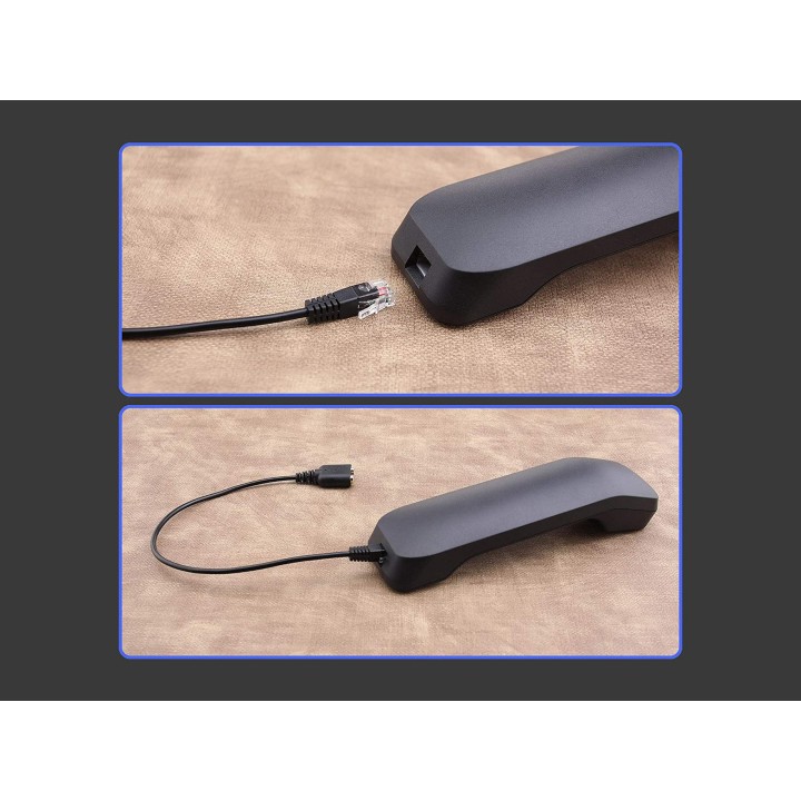 Cable EQUIP 1xRJ9/M a 2x3.5mm/H 0.25m Negro (EQ147944)