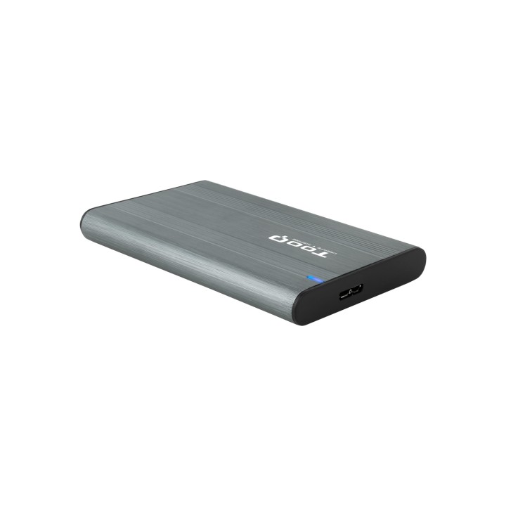 Caja TooQ SSD/HDD 2.5" SATA USB 3.0 Gris (TQE-2503G)