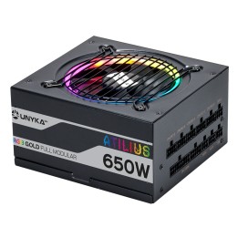 Fuente UNYKA Atilius ATX 650W RGB 80+ Gold (UK521203)