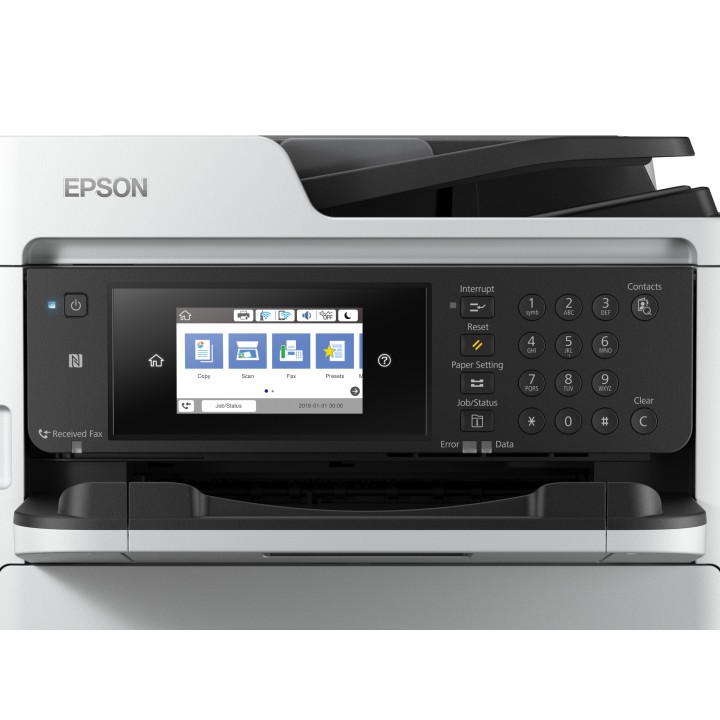 Multif Epson WF-M5799DWF A4 B/N Fax Blanca (C11CG04401)