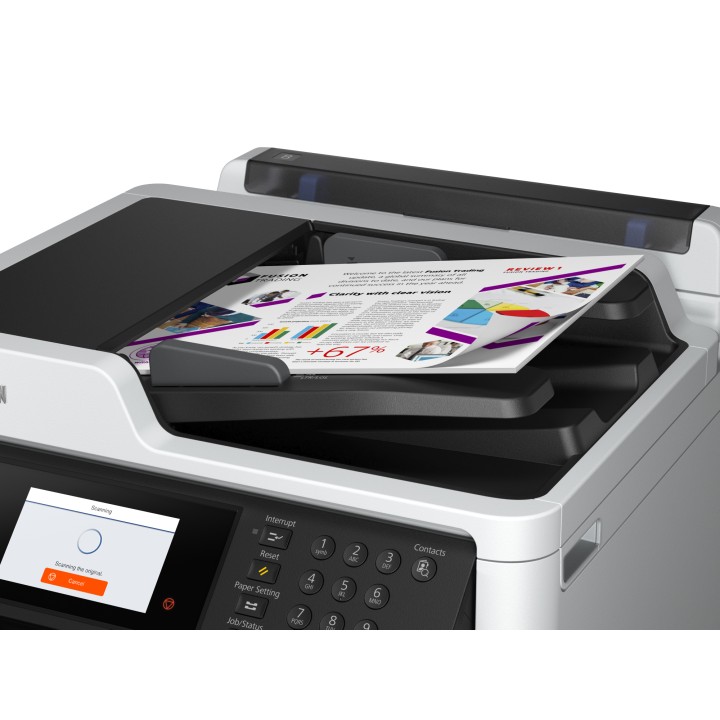 Multif Epson WF-M5799DWF A4 B/N Fax Blanca (C11CG04401)
