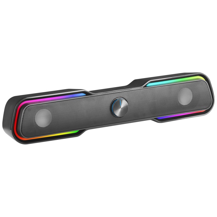 Barra Sonido Mars Gaming 2.0 Bluetooth 5.0 Negra (MSBX)