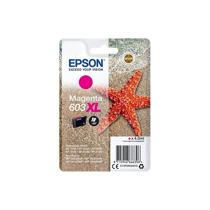 Tinta Epson 603XL Magenta 4ml (C13T03A34010)