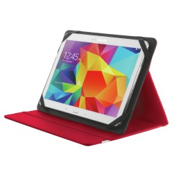 Funda Trust Primo 10" Poliuretano Folio Roja (20316)