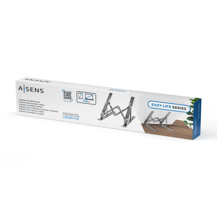 Soporte AISENS Portatil/Tablet 15" Gris (LPS3M-179)