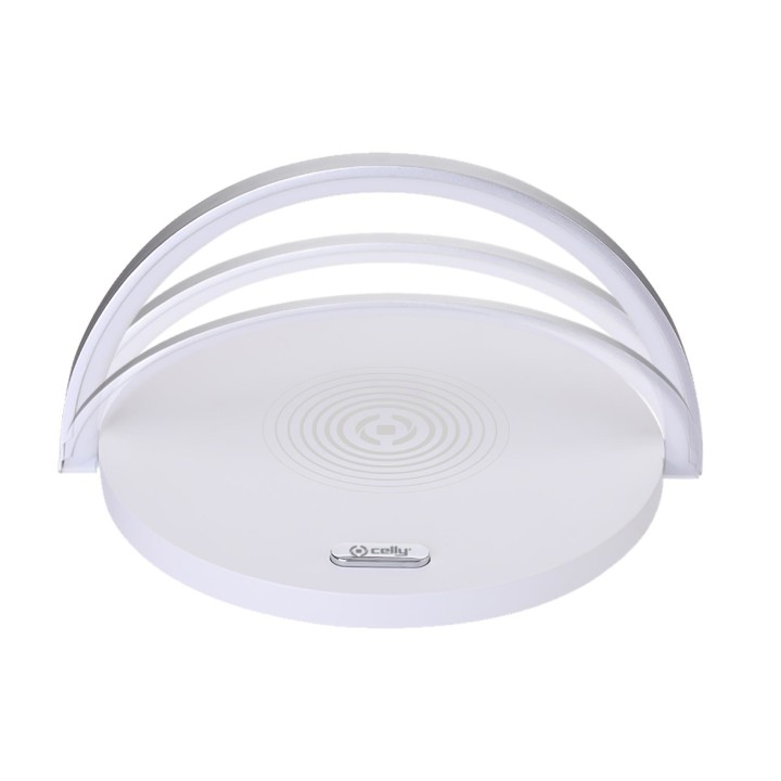 Lámpara CELLY Cargador Wireless 15W (WLLIGHTCIRCLEWH)