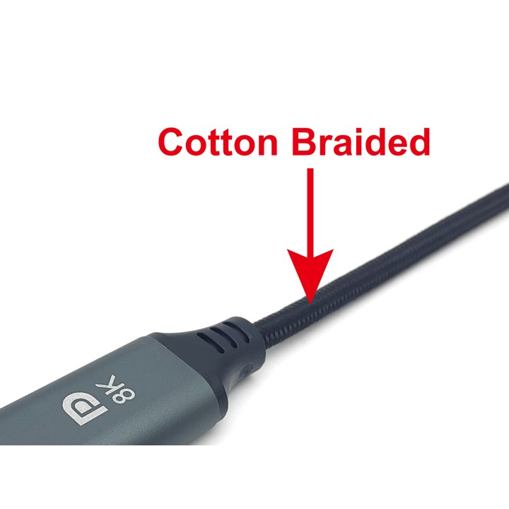 Cable EQUIP USB-C/M a DP 1.4/M 2m Negro (EQ133422)