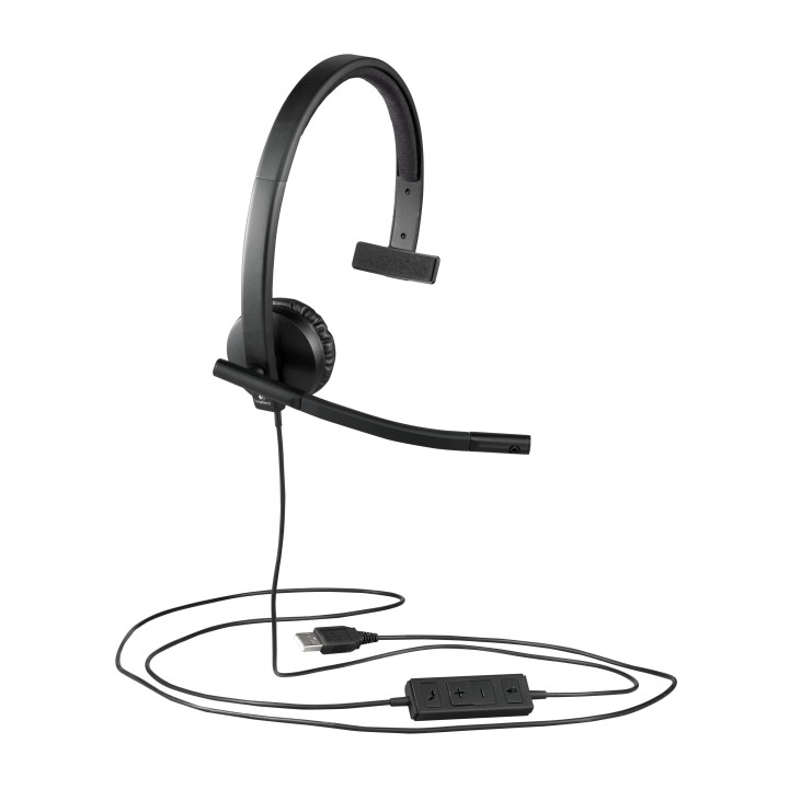 Auricular+Micro LOGITECH H570E USB Negros (981-000571)